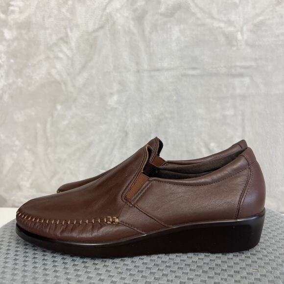 SAS Dream Tripad Loafers Womens 9 M Brown Leather Slip On Comfort‎ Shoes Casual - Picture 6 of 12